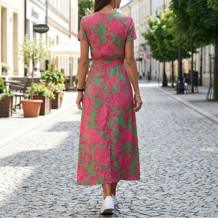 Women’s Split Hem LaceUp Dress