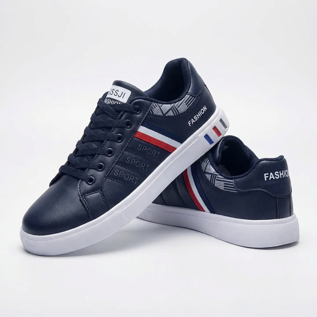 Low-Top Lace-Up Casual Sneaker for Men