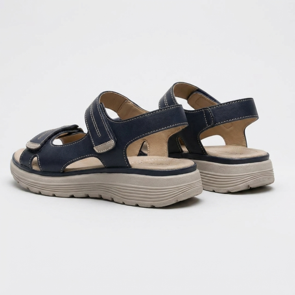 Open-Toe Wedge Sandal For Women
