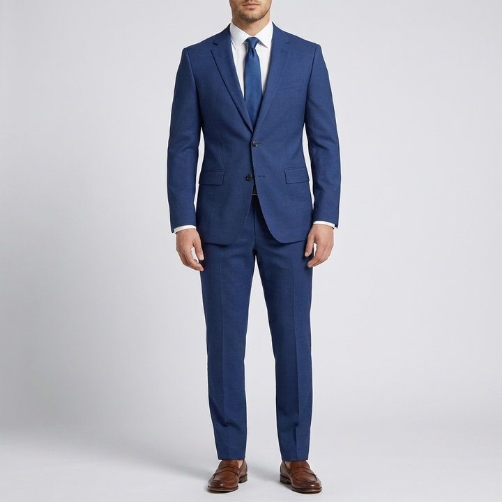 Two-Piece Casual Blazer And Trouser Set