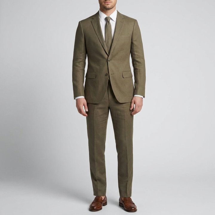 Two-Piece Casual Blazer And Trouser Set