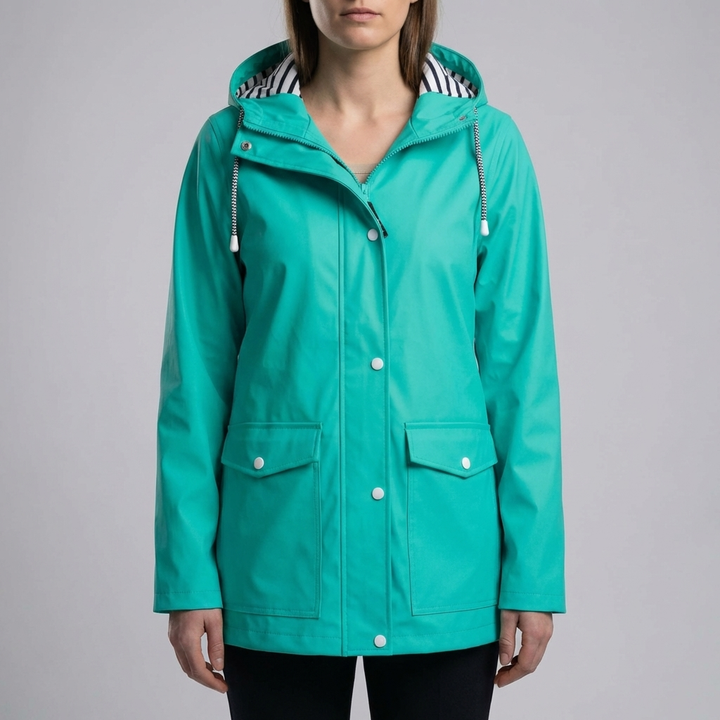 Hooded Water-Repellent Outdoor Jacket for Women