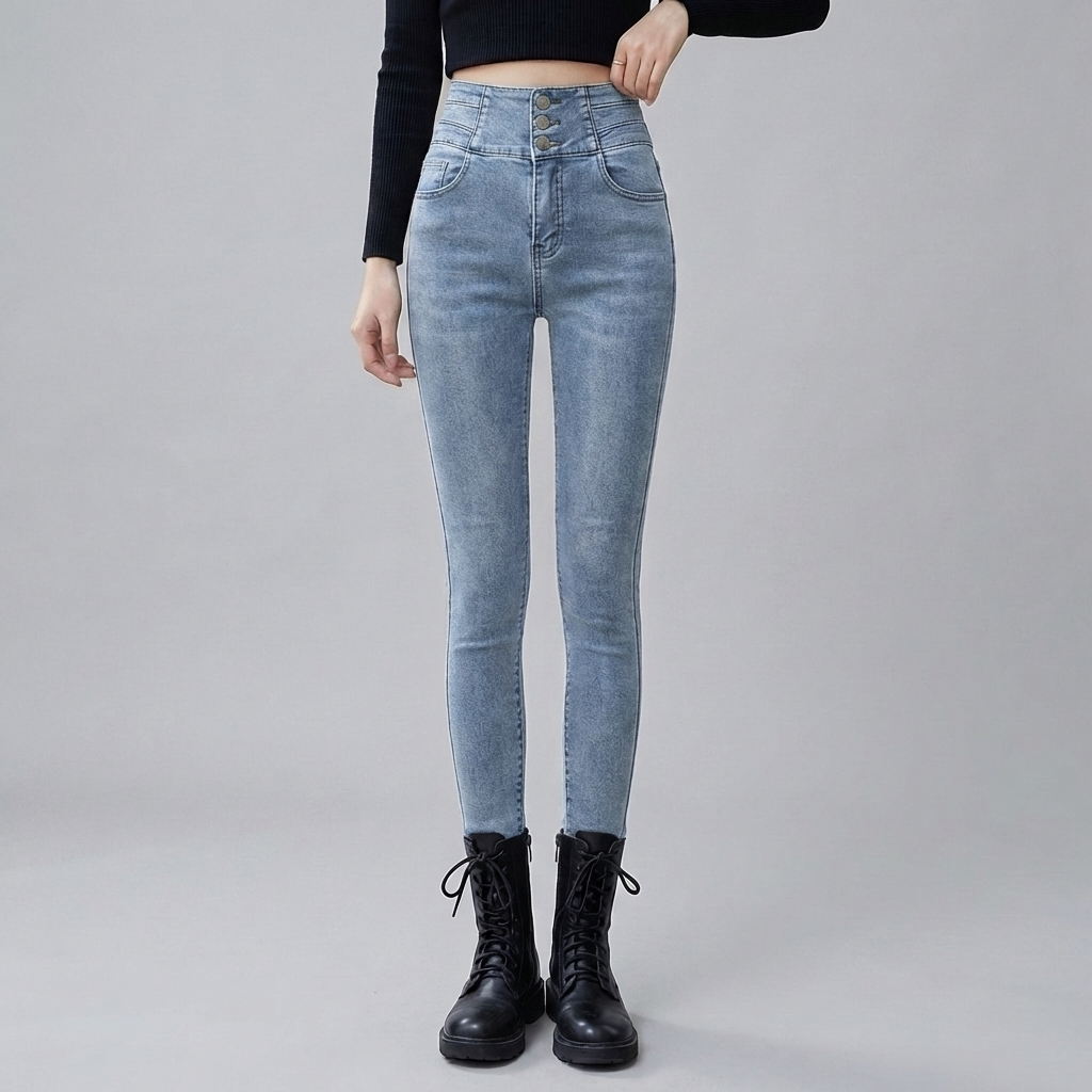 High-Waisted Women's Jeans