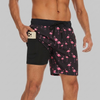 Swim Shorts with Lining and Phone Pocket for Men
