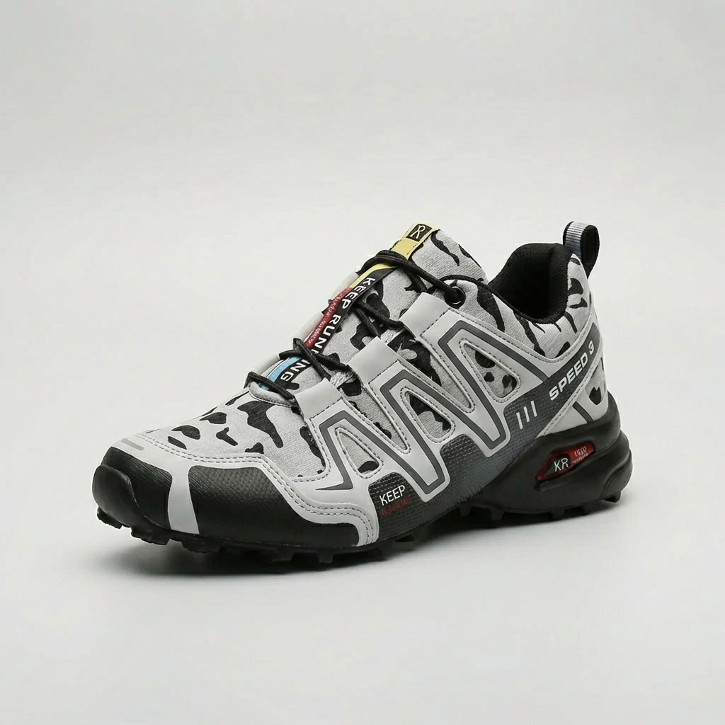 Waterproof Lace-Up Unisex Hiking Shoe for Men