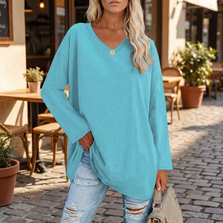 Elegant Long-Sleeve Top for Women