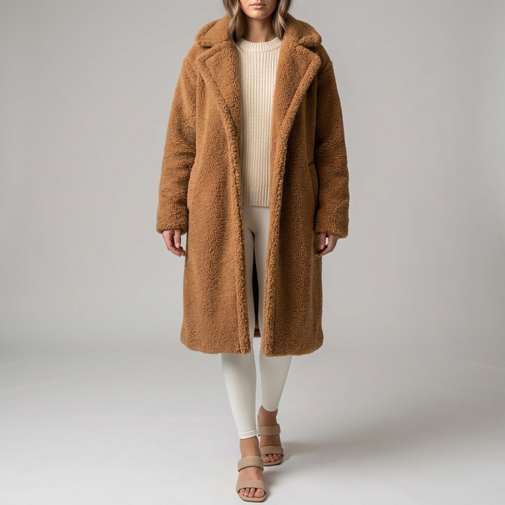 Long Teddy Coat for Women