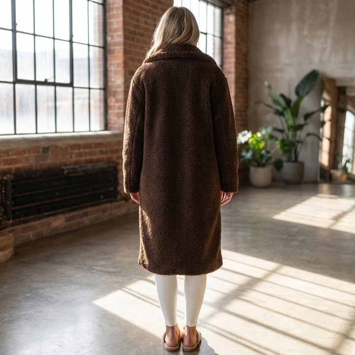 Long Teddy Coat for Women