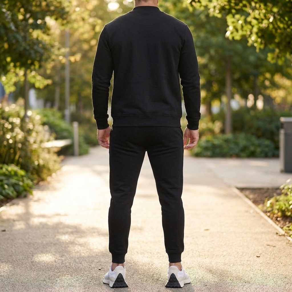 Men’s Zip-Up Jacket and Pants Set