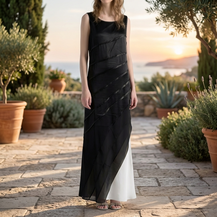 Layered Ombre Maxi Dress for Women