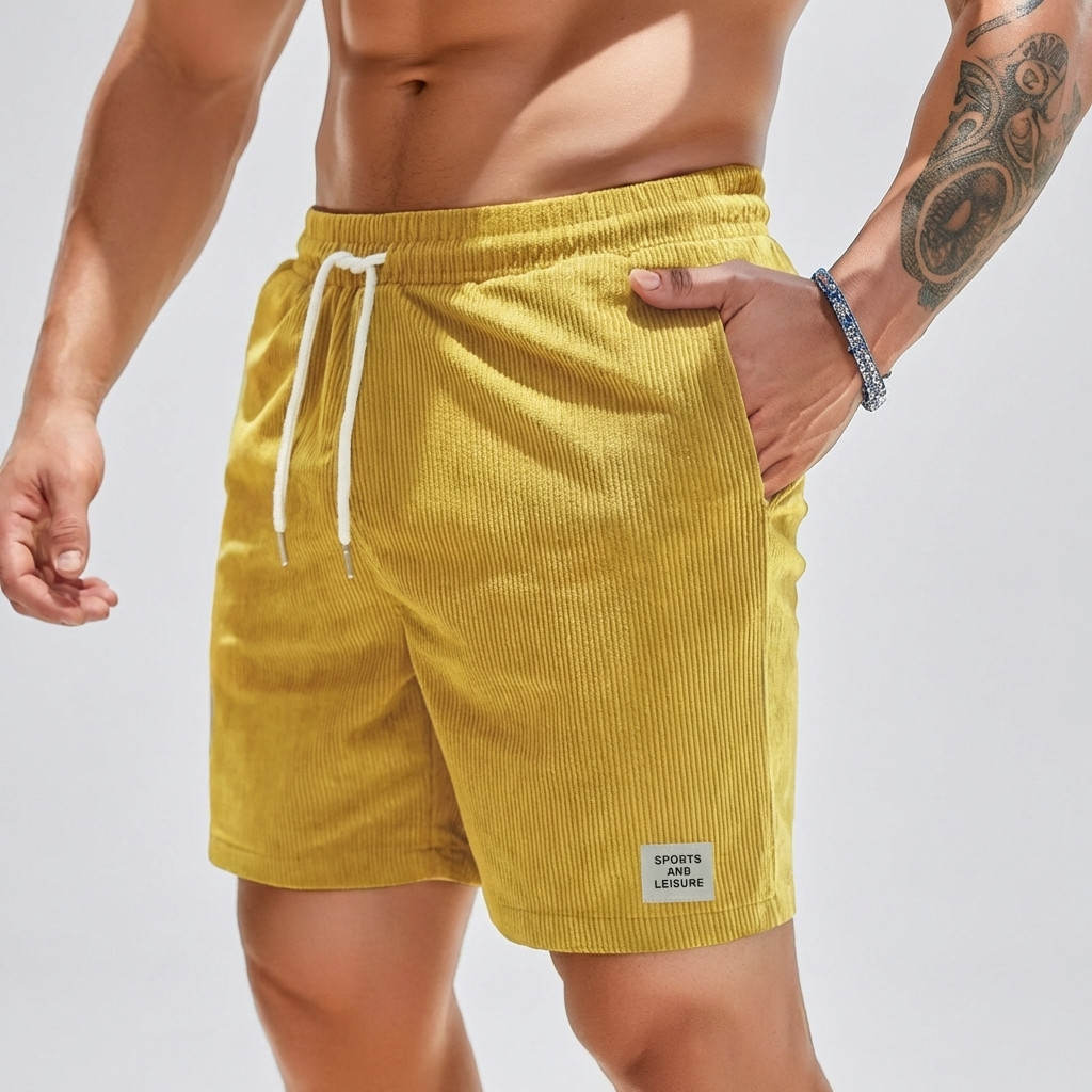 Casual Corduroy Shorts for Men