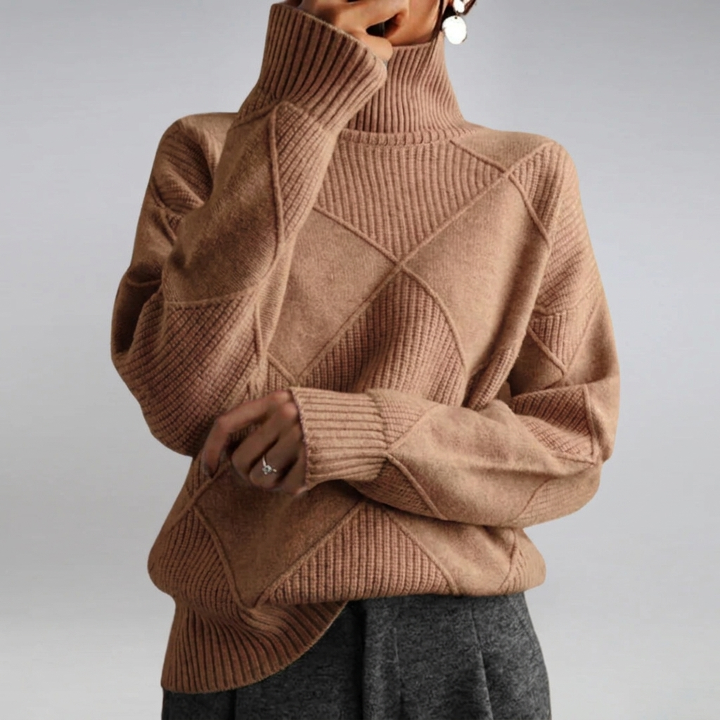 Classic Turtleneck Sweater for Women