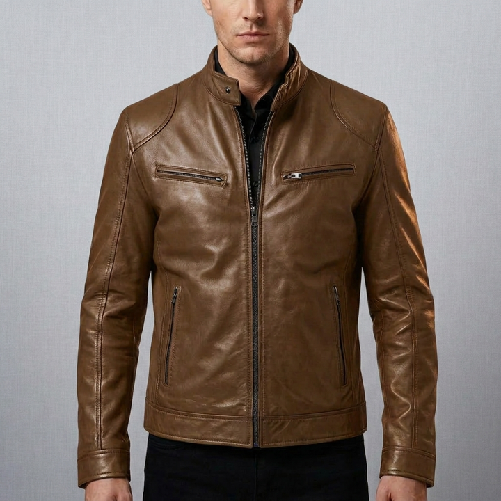 Classic Leather Jacket for Men