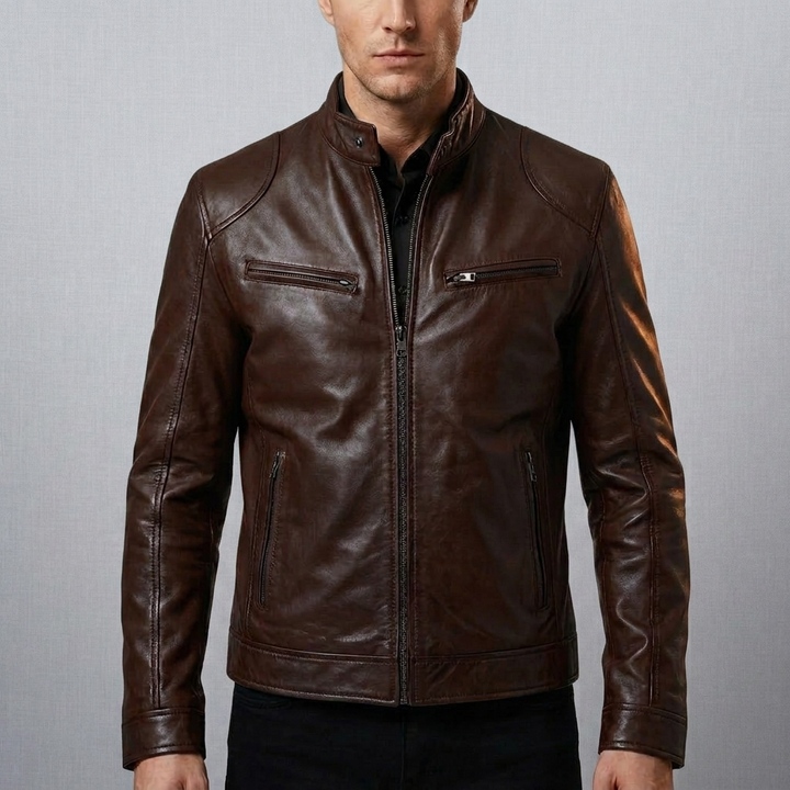 Classic Leather Jacket for Men