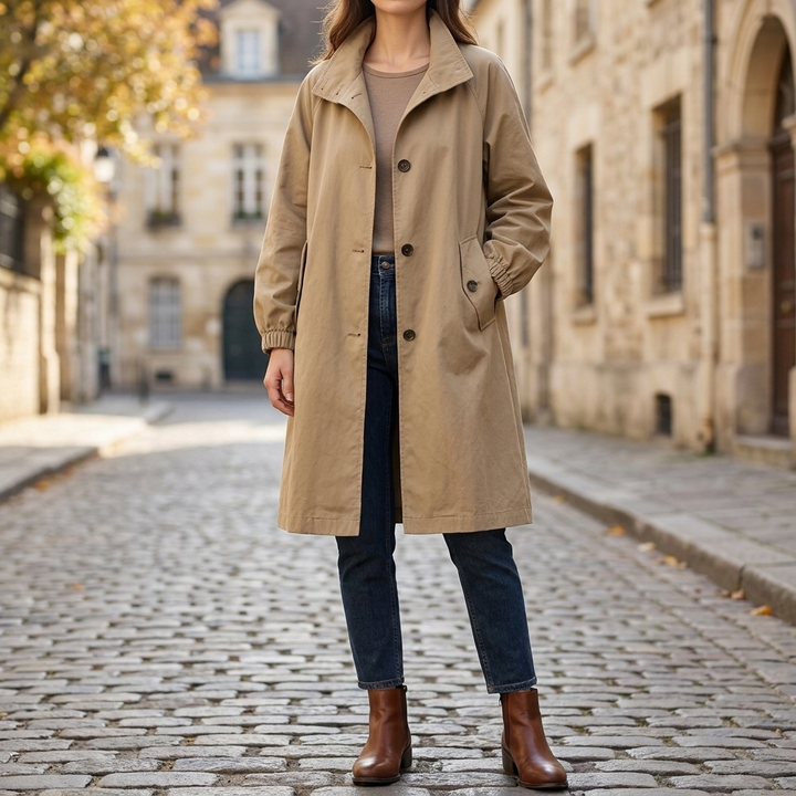 Women's Long Raincoat