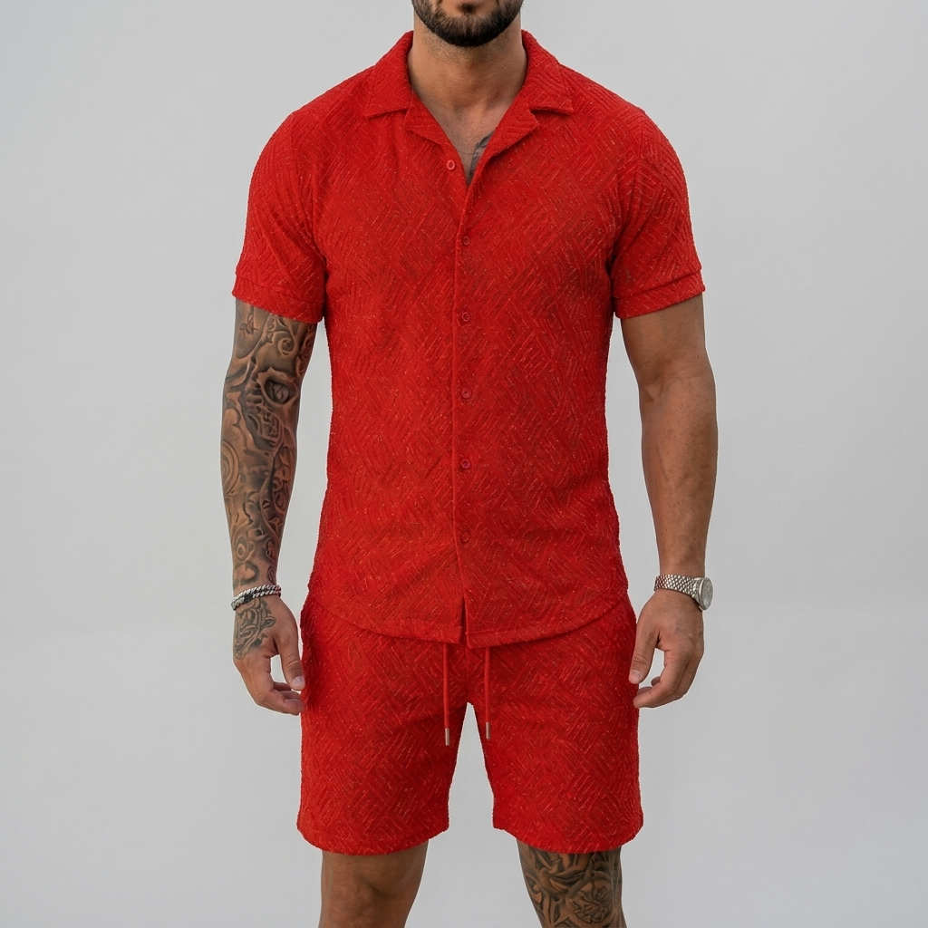 Two-Piece Outfit Summer Set for Men