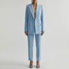 Tailored Double-Breasted Blazer And Pants Set