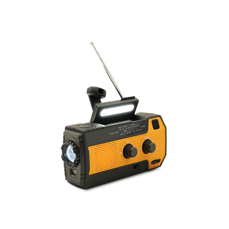 Portable Solar-Powered Emergency Radio - PowerWave