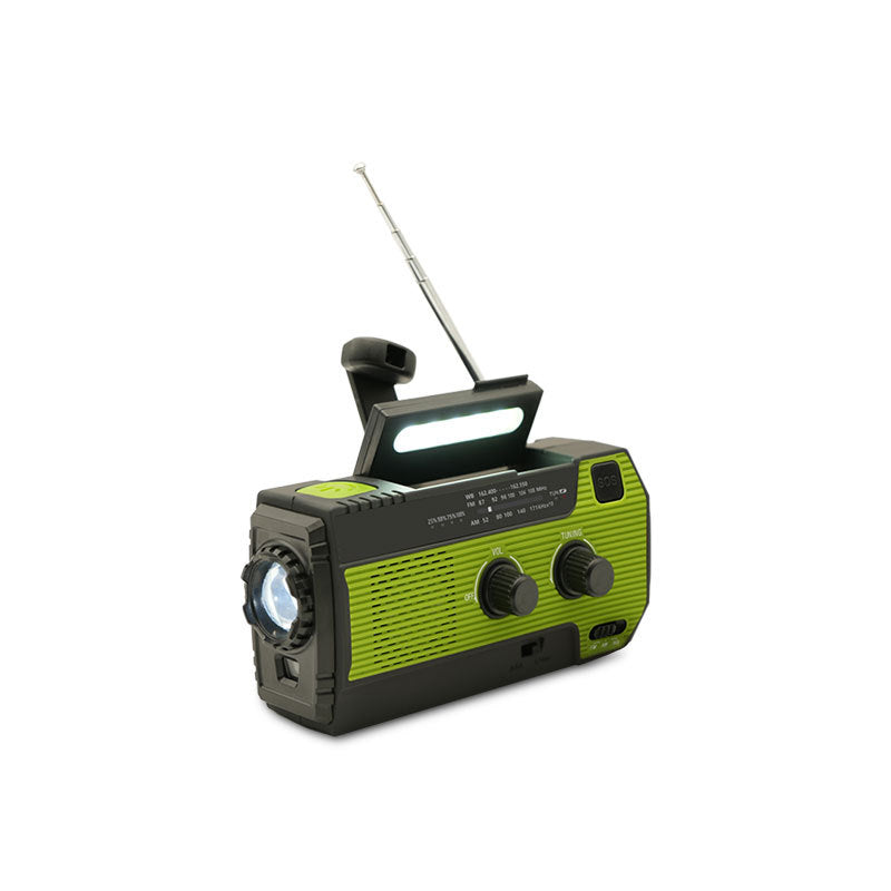 Portable Solar-Powered Emergency Radio - PowerWave