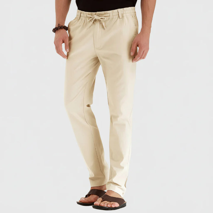 Casual Summer Pants with Elastic Waistband for Men