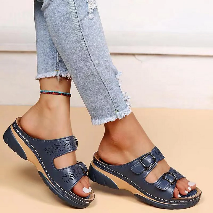 Orthopaedic Women's Comfort Sandals with Gel Sole – Sofia