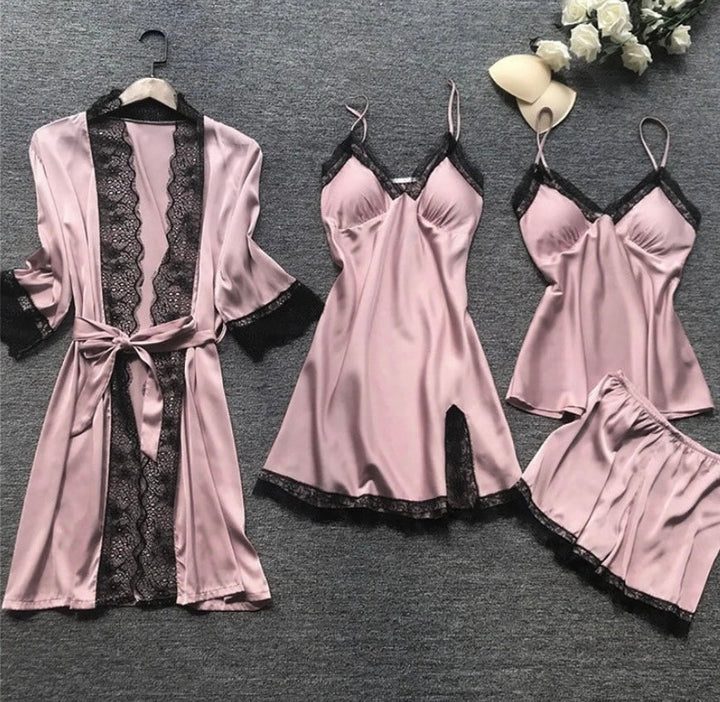 Luxurious Satin Pajama Set – Luna