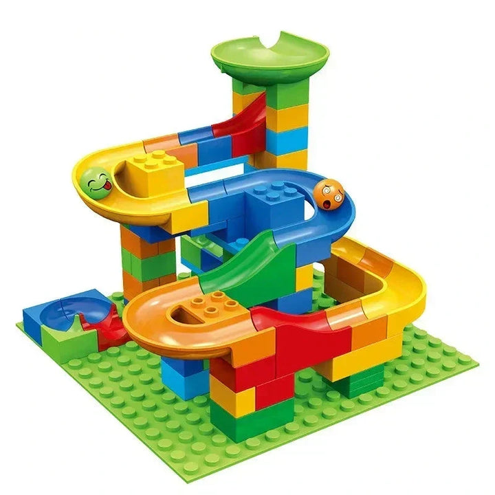 168-Piece Marble Run Building Set for Children Aged 3+ | Logic and Fine Motor Skills