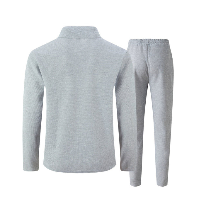 Men's Slim Fit Set – With Zip, Suitable for Casual and Sporty Activities