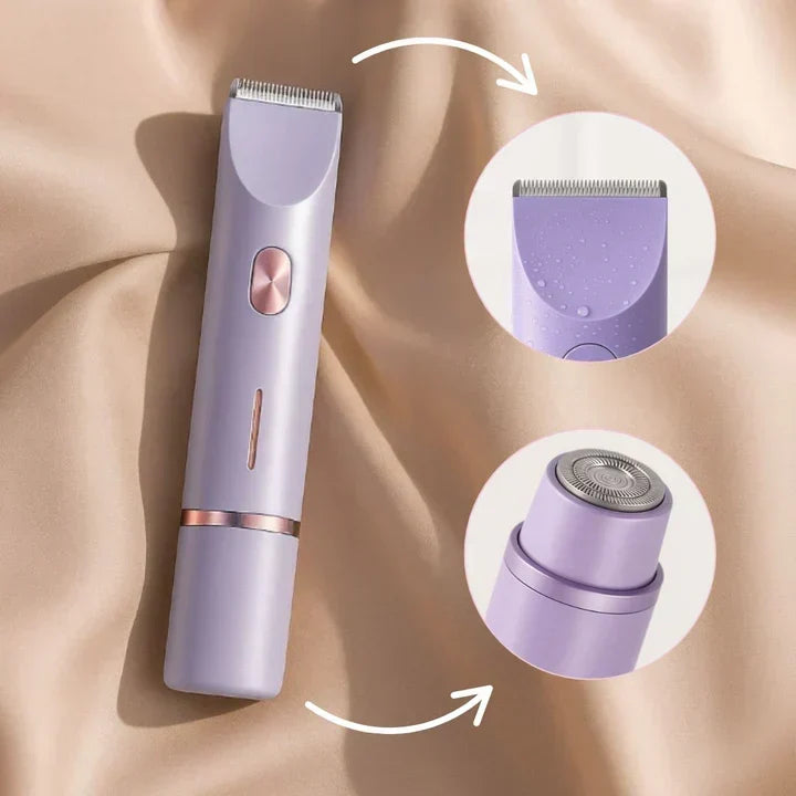 Women's Electric Bikini Trimmer – Cordless Waterproof Shaver for Sensitive Skin