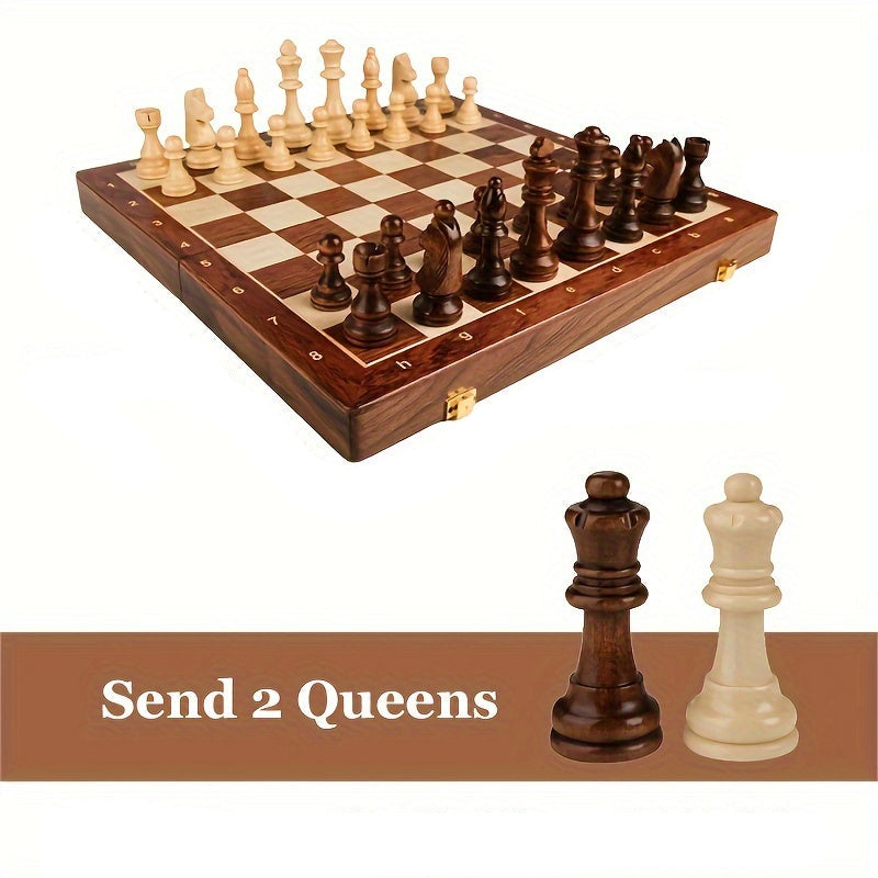 Folding Solid Wood Chess Set – Valdoro