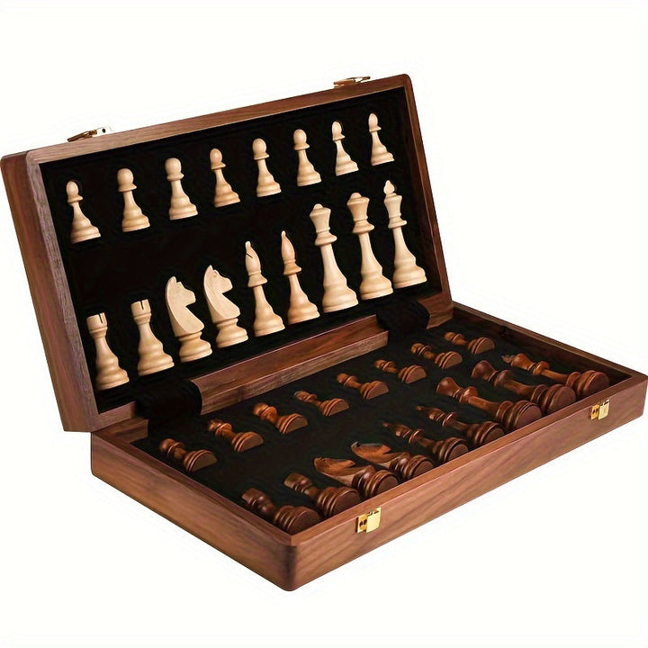 Folding Solid Wood Chess Set – Valdoro