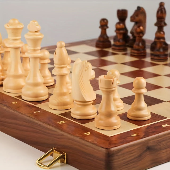 Luxury Solid Wood Chess Set – GrandRook