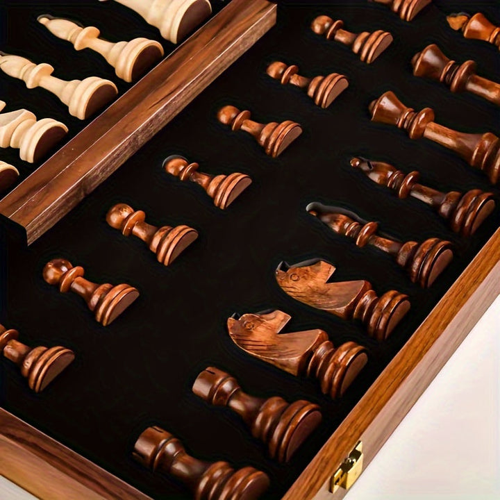 Luxury Solid Wood Chess Set – GrandRook