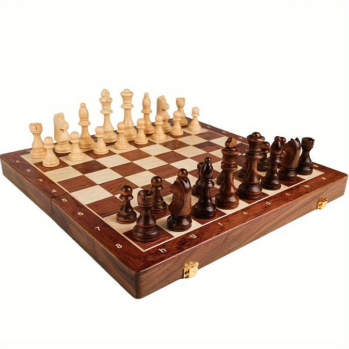 Folding Solid Wood Chess Set – Valdoro