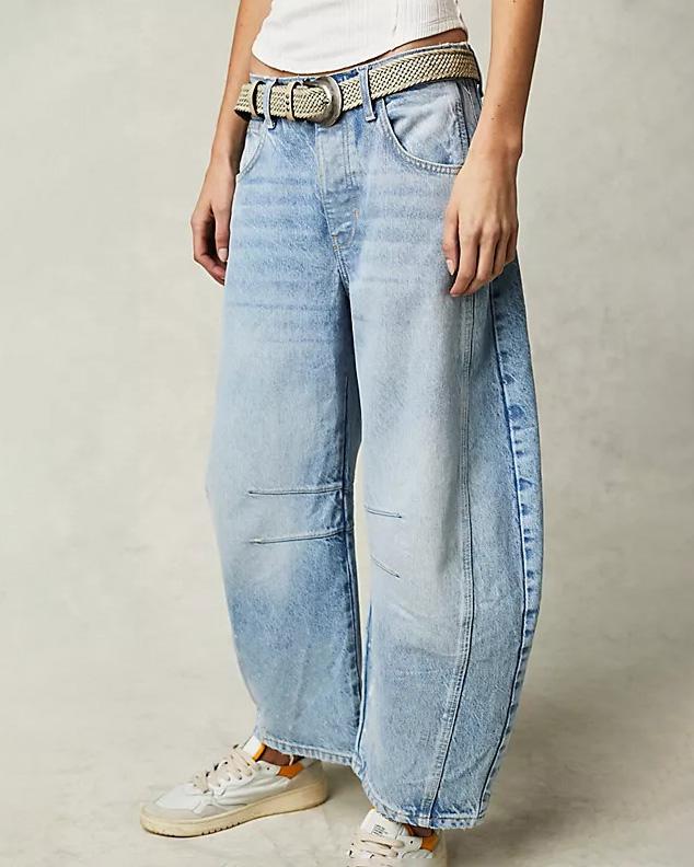 Women's Barrel-Leg Jeans – Maribel Autumn Edition