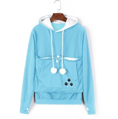 Comfy Hoodie with Cat Pouch - CozyPurr