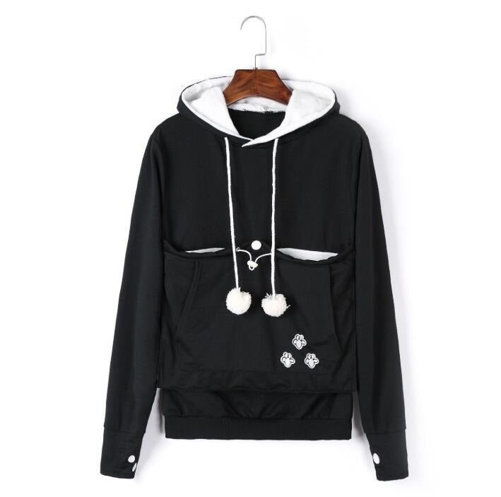 Comfy Hoodie with Cat Pouch - CozyPurr
