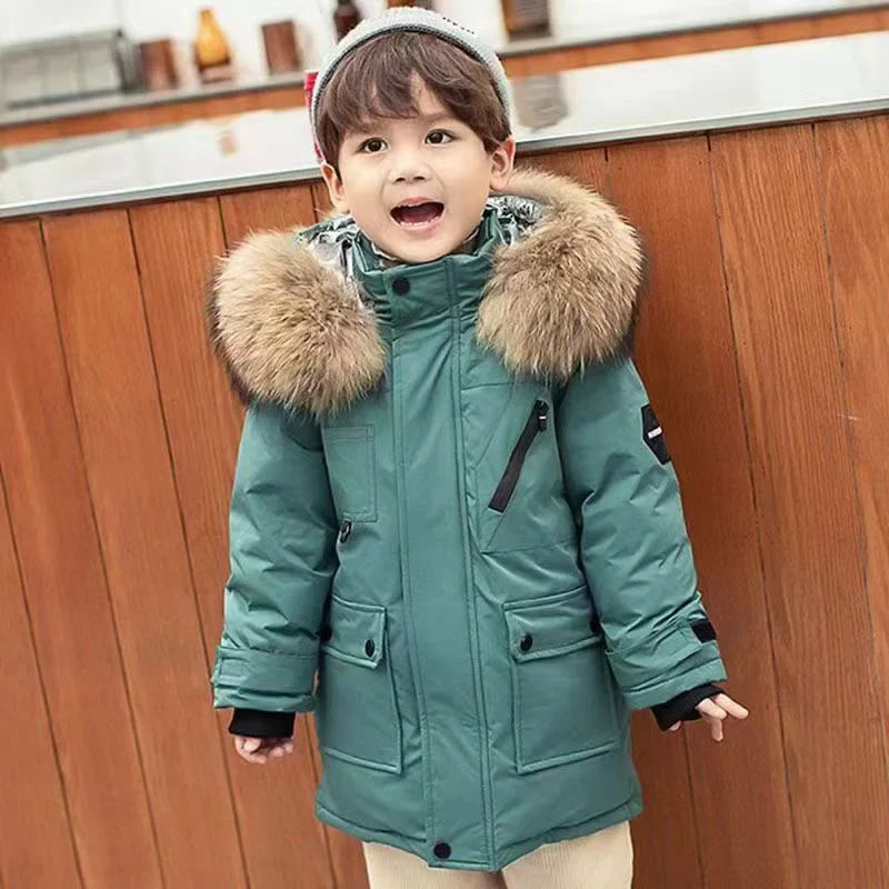 Children's Winter Jacket - Waterproof and Warm | Slim Fit Design