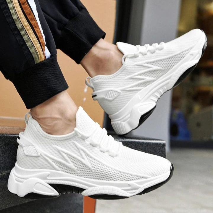 Stylish Men's Sneakers with Discreet Height Boost – MaxLift Boost