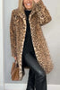 Leopard winter coat