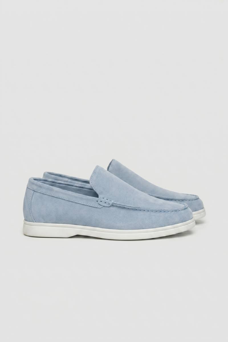 Men's Loafers Slip-Ons with White Sole