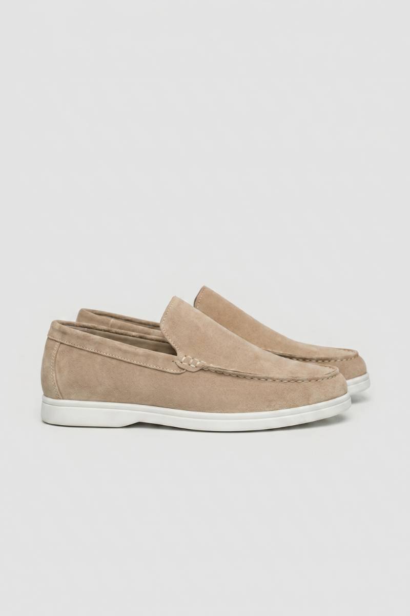 Men's Loafers Slip-Ons with White Sole