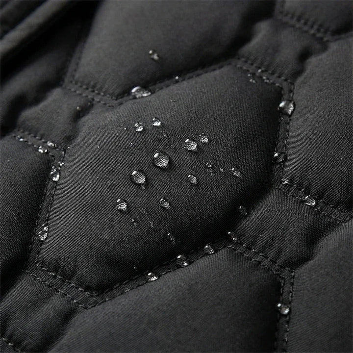 Women's long hooded down puffer coat