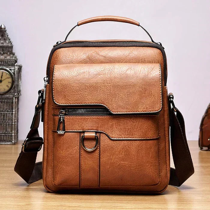 Luxurious Leather Women's Shoulder Bag - Elena