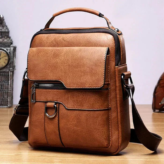 Luxurious Leather Women's Shoulder Bag - Elena