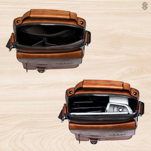 Luxurious Leather Women's Shoulder Bag - Elena