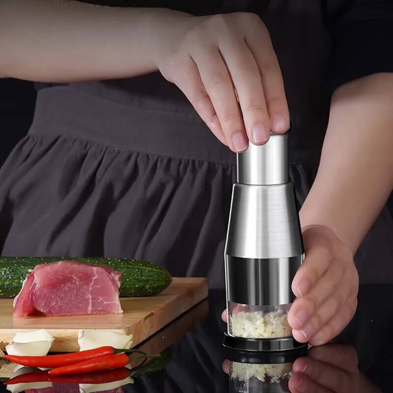 Manual Stainless Steel Vegetable Chopper - ChefChop Pro