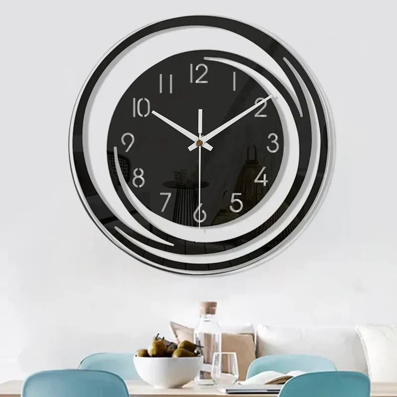 Modern Circular Design Wall Clock - Elegant Interior Decoration
