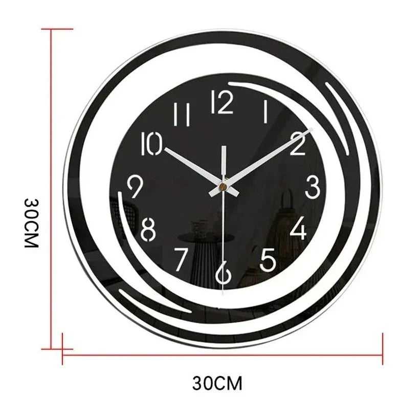 Modern Circular Design Wall Clock - Elegant Interior Decoration