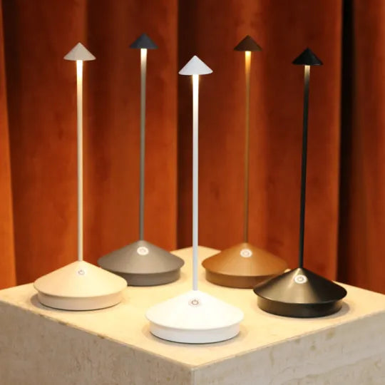 Modern Wireless LED Table Lamp - Elegant and Versatile